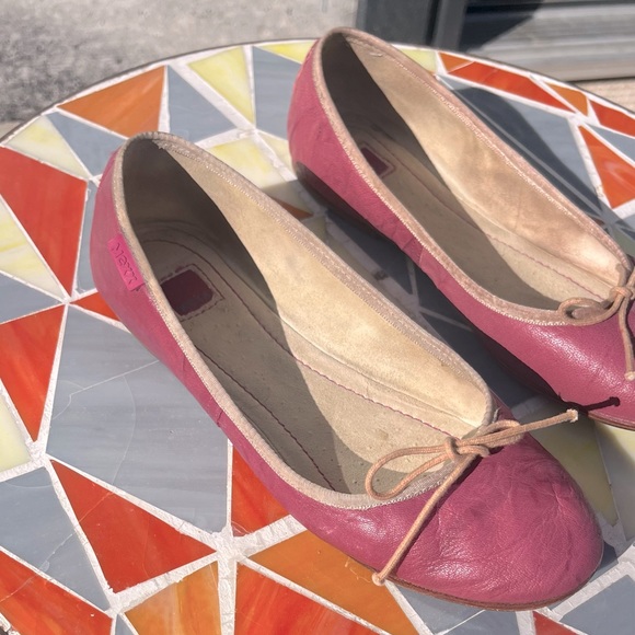 Mexx Women’s Ballet Flats, Leather, Rubber Soles, Pink, Size Euro 38, US 7.5 - Picture 3 of 9